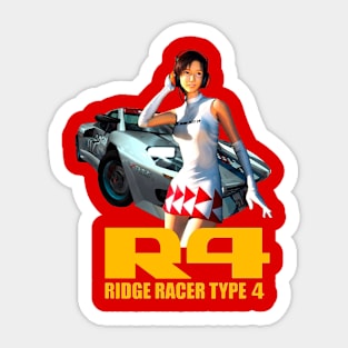 Ridge Racer Type 4 R4 Sticker